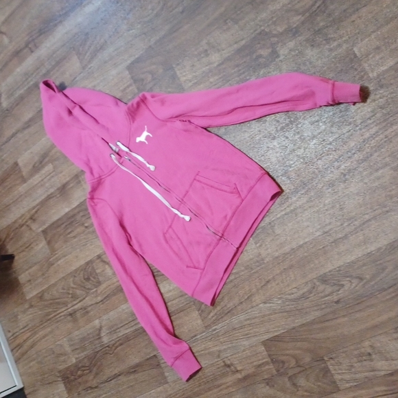 Pink Victoria Secret hoodie size medium - Picture 3 of 9